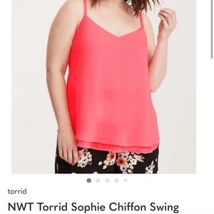 Torrid Sophie Cami Like New 0